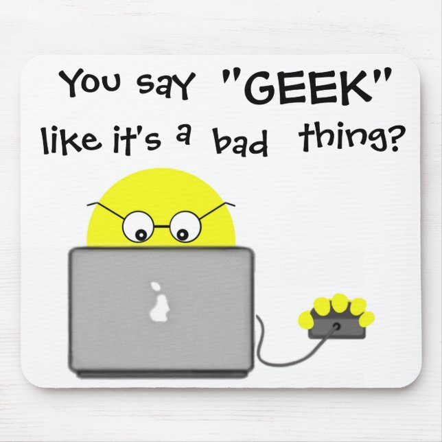 Super Geek Tech Computer Mousepad (Vorne)