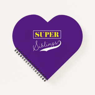 Super-Geschwister Notizbuch