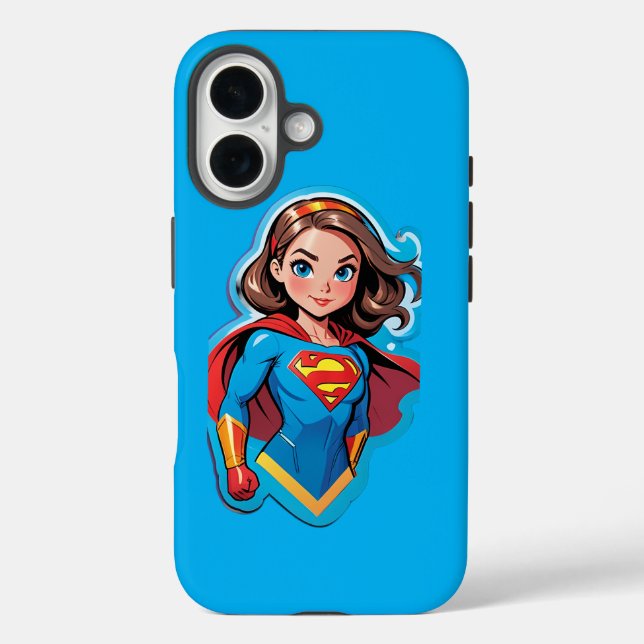 Super Girl iPhone 16 Hülle (Rückseite)