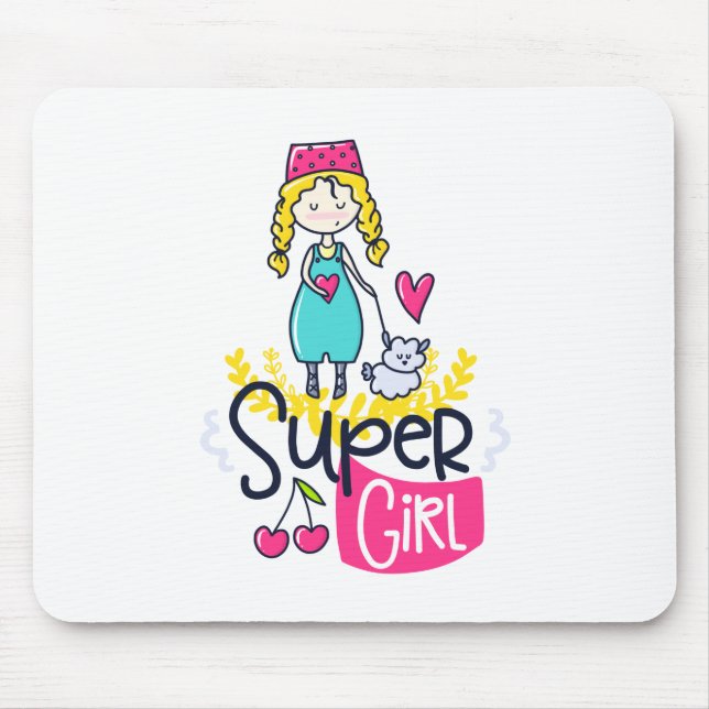 Super Girl Mousepad (Vorne)