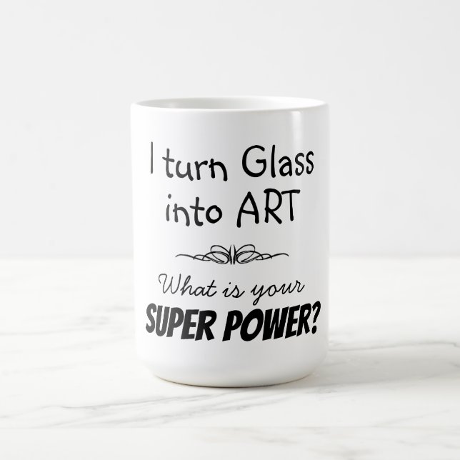Super Glas Künstler Tasse (Mittel)