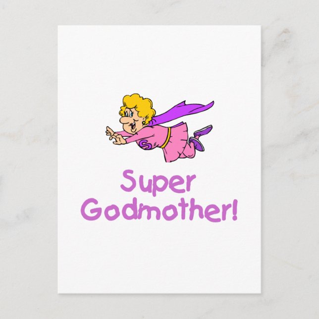 Super Godmutter (PL) Postkarte (Vorderseite)