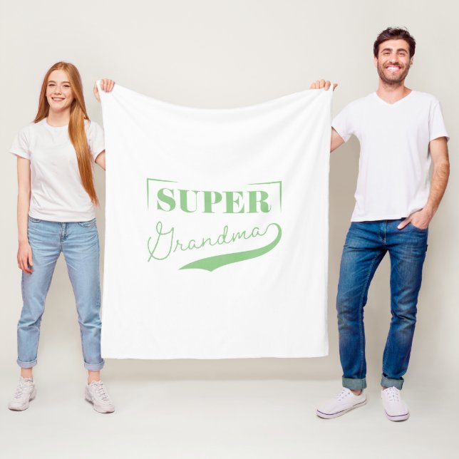 Super Grandma Fleecedecke (Beispiel)