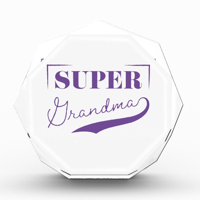 Super Grandma Fotoblock (Vorderseite)