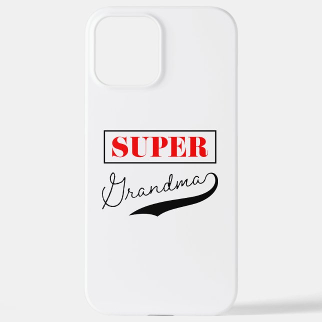 Super Grandma iPhone 12 Pro Max Hülle (Rückseite)