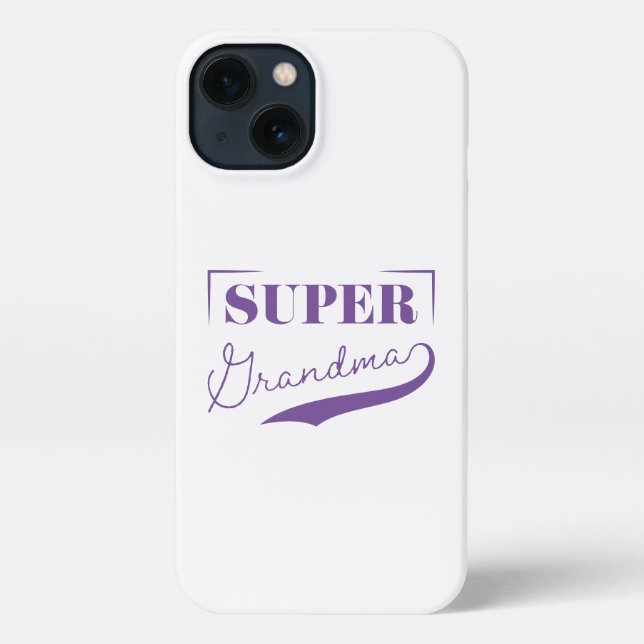 Super Grandma iPhone Hülle (Rückseite)