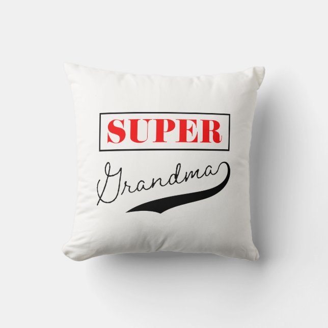 Super Grandma Kissen (Vorderseite)