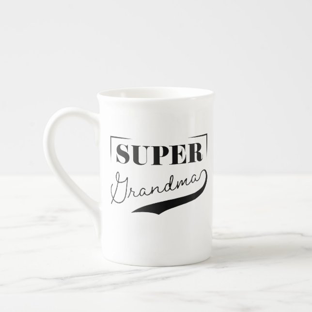 Super Grandma Prozellantasse (Links)