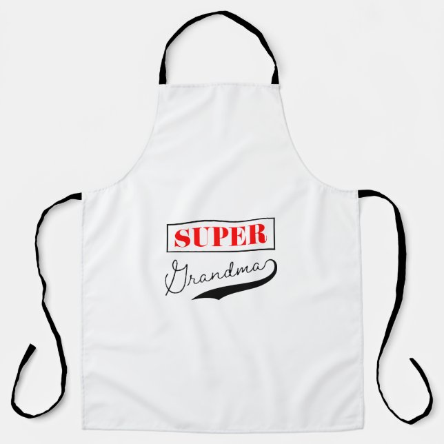 Super Grandma Schürze (Vorderseite)