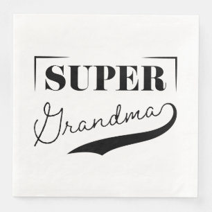 Super Grandma Serviette