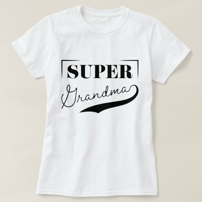Super Grandma T-Shirt (Design vorne)