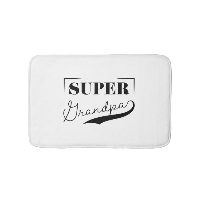 Super Grandpa Badematte (Vorderseite)