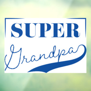 Super Grandpa Fensteraufkleber