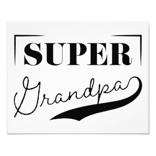 Super Grandpa Fotodruck