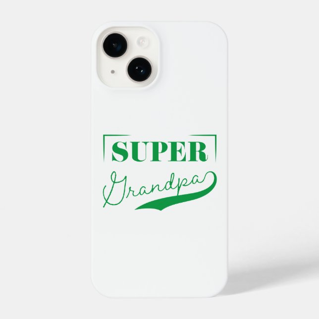 Super Grandpa iPhone 14 Hülle (Rückseite)