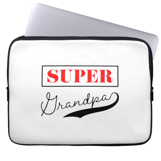 Super Grandpa Laptopschutzhülle (Vorderseite)