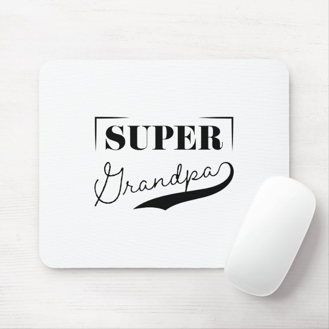 Super Grandpa Mousepad (Mit Mouse)