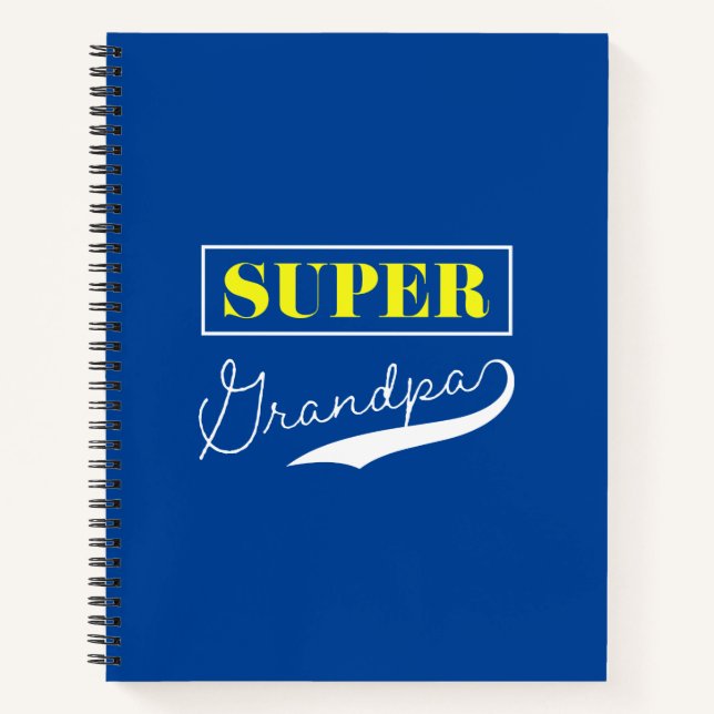 Super Grandpa Notizbuch (Vorderseite)