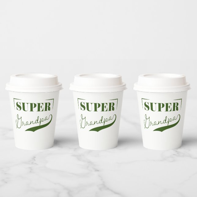 Super Grandpa Pappbecher (Multi)