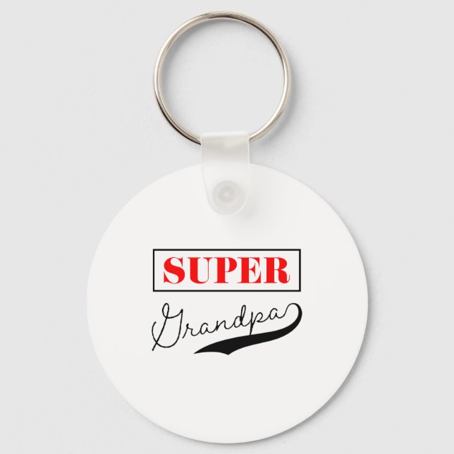 Super Grandpa Schlüsselanhänger (Vorderseite)