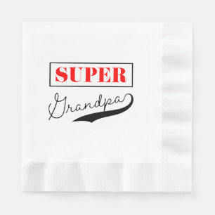 Super Grandpa Serviette