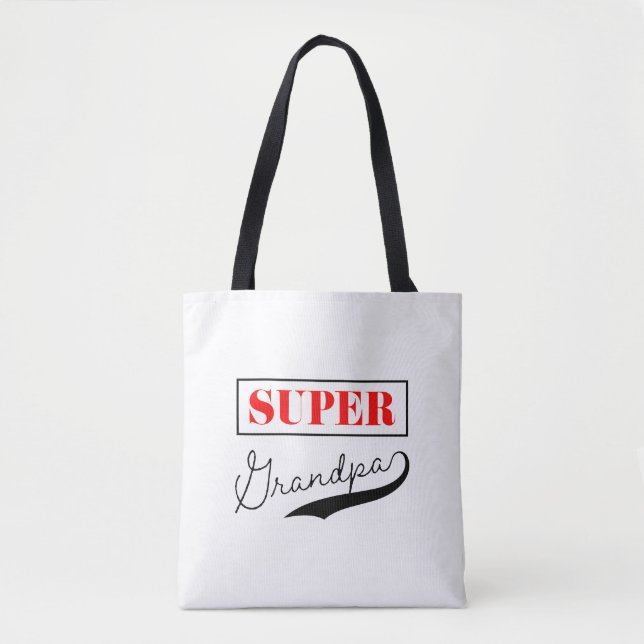 Super Grandpa Tasche (Vorderseite)