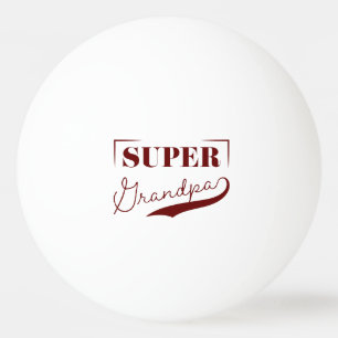 Super Grandpa Tischtennisball