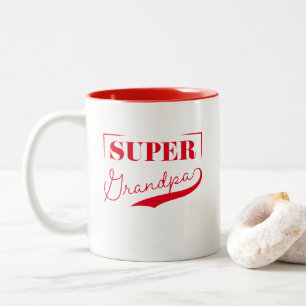 Super Grandpa Zweifarbige Tasse