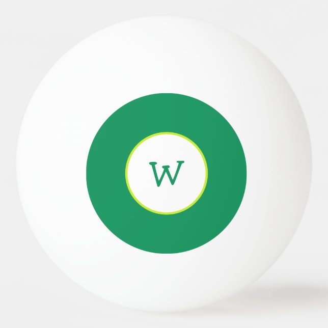 Super Green Ping Pong Ball Tischtennisball (Vorderseite)