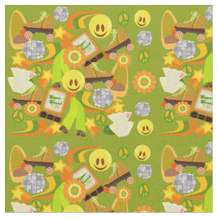 Super Groovy Seventies Mega Muster Stoff