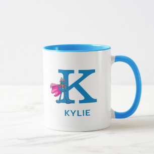 Super Grover Name und Monogramm hinzufügen K Tasse
