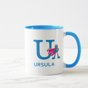 Super Grover Name und Monogramm U Tasse