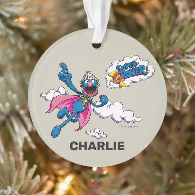 Super Grover Vintage personnalisé (Arbre)