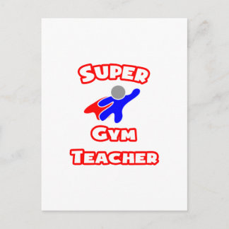 Super Gym Teacher Postkarte