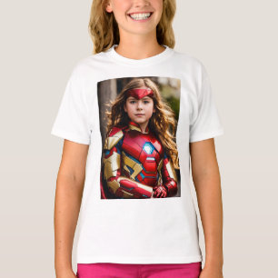 Super-Helden-Kinder im Shirt
