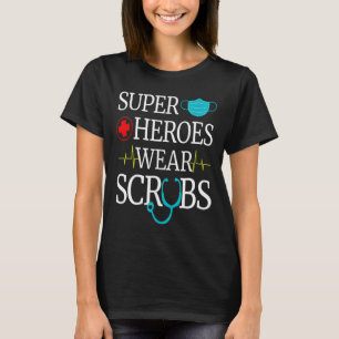 Super Helden tragen Scrubs und nähren Niedliche me T-Shirt