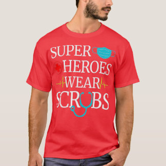 Super Helden tragen Scrubs und nähren Niedliche me T-Shirt