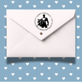 Super Hero Birthday Party Permastempel