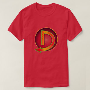 Super Hero "D" Insigna T-Shirt