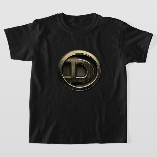 Super Hero "D" Insigna T - Shirt (Ablage )
