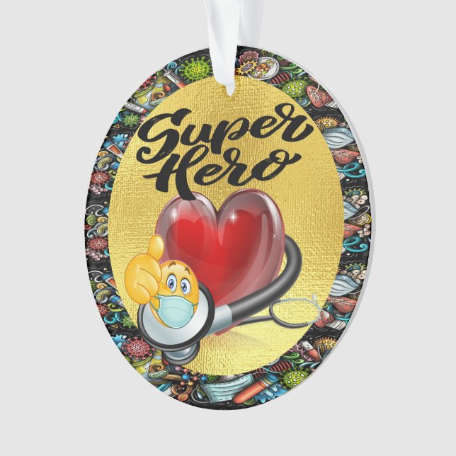 Super Hero Ornament (Vorderseite)