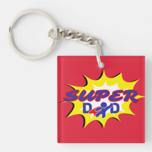Super Hero Papa Fête des pères de livre comique