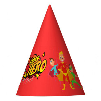 Super Hero Party Hat Partyhütchen
