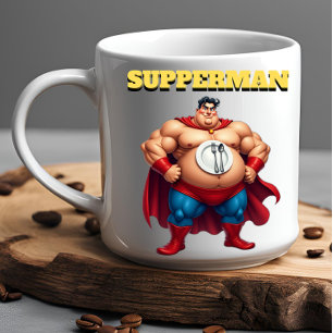 Super Hero SUPPERMAN Funny Office Geschenk Kaffeetasse