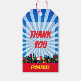 Super Hero Vielen Dank Geschenkanhänger