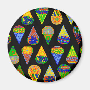 Super Heroes Ice Cream Cones Magnet