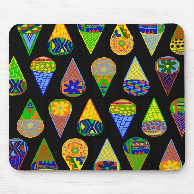 Super Heroes Ice Cream Cones Mousepad (Vorne)