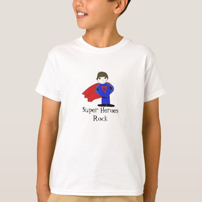 Super Heroes Rock T-Shirt (Vorderseite)