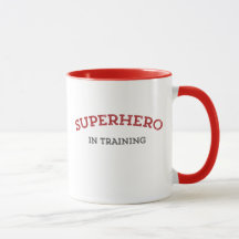 SUPER HÉROS dans la tasse de café de FORMATION