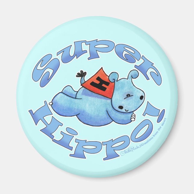 Super Hippo Magnet (Vorne)
